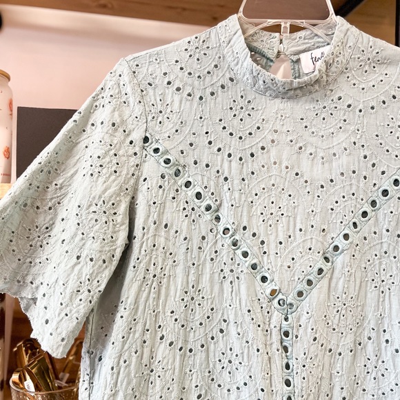 Feather & Noise Babydoll Blouse - Picture 2 of 5